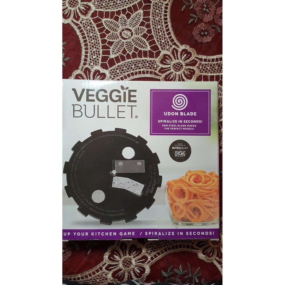 VEGGIE BULLET UDON BLADE Spiralize in seconds !